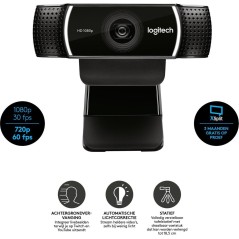 Logitech HD Pro Webcam C922 - Superior Video Quality & Professional Streaming Experience!